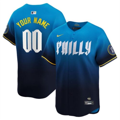 68631f0401d98_1 Men's Philadelphia Phillies Active Player Custom Blue 2024 City Connect Limited Stitched Jersey