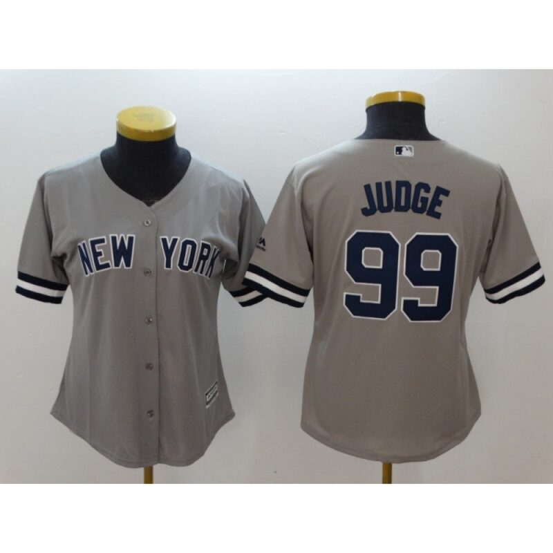 68631f1466d30_1 Women's New York Yankees #99 Aaron Judge Gray Cool Base Stitched MLB Jersey