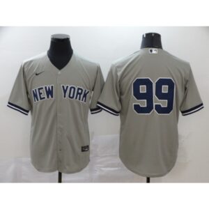 68631f1cc2df1_1 Men's New York Yankees #99 Aaron Judge Grey Cool Base Stitched MLB Jersey