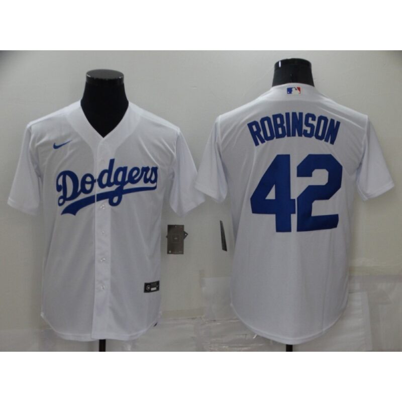 68631fb227478_1 Men's Los Angeles Dodgers #42 Jackie Robinson White Cool Base Stitched Jersey