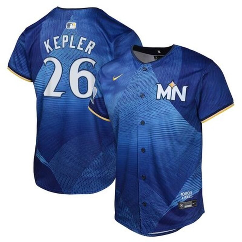 Youth Minnesota Twins #26 Max Kepler  Royal 2024 City Connect Limited Jersey
