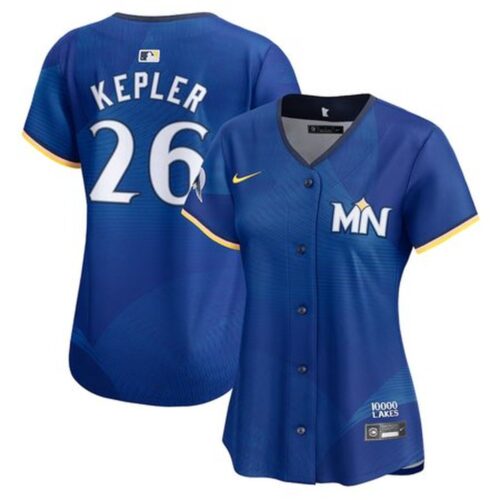 68631fdf48126_1 Women's Minnesota Twins #26 Max Kepler Royal 2024 City Connect Limited Jersey