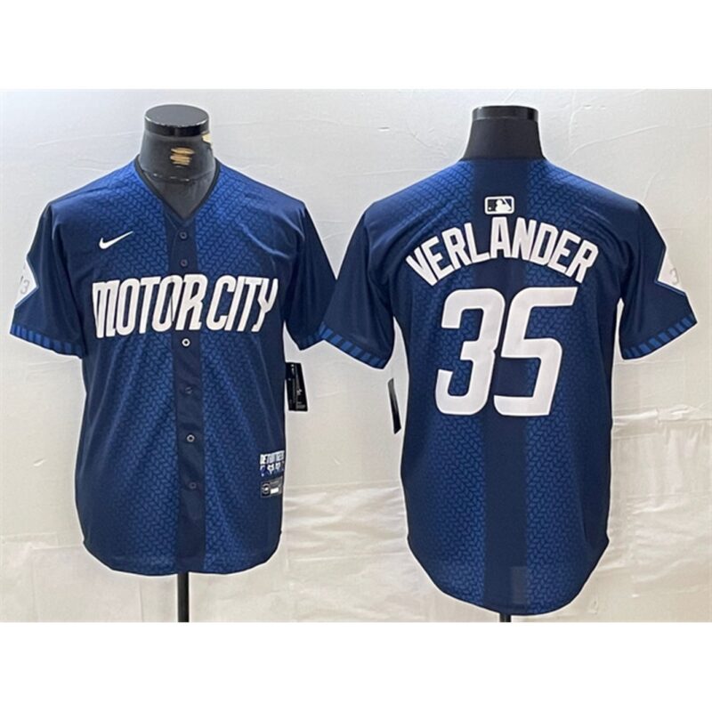 68631ff17231a_1 Men's Detroit Tigers #35 Justin Verlander 2024 Navy City Connect Cool Base Limited Stitched Jersey