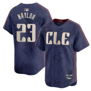 68632009c1951_1 Men's Cleveland Guardians #23 Bo Naylor Navy 2024 City Connect Limited Stitched Baseball Jersey
