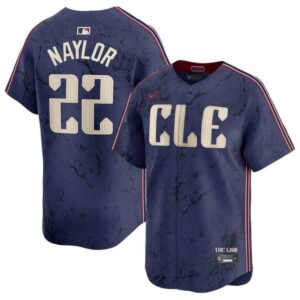 68632081c72c9_1 Men's Cleveland Guardians #22 Josh Naylor Navy 2024 City Connect Limited Stitched Baseball Jersey