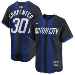 6863209c6feb9_1 Men's Detroit Tigers #30 Kerry Carpenter 2024 Navy City Connect Cool Base Limited Stitched Jersey