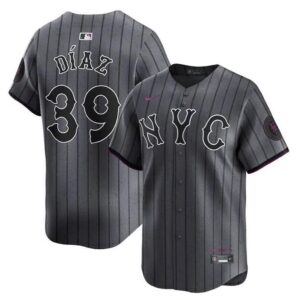 686320d3af9f0_1 Men's New York Mets #39 Edwin Diaz Gray 2024 City Connect Limited Stitched Baseball Jersey
