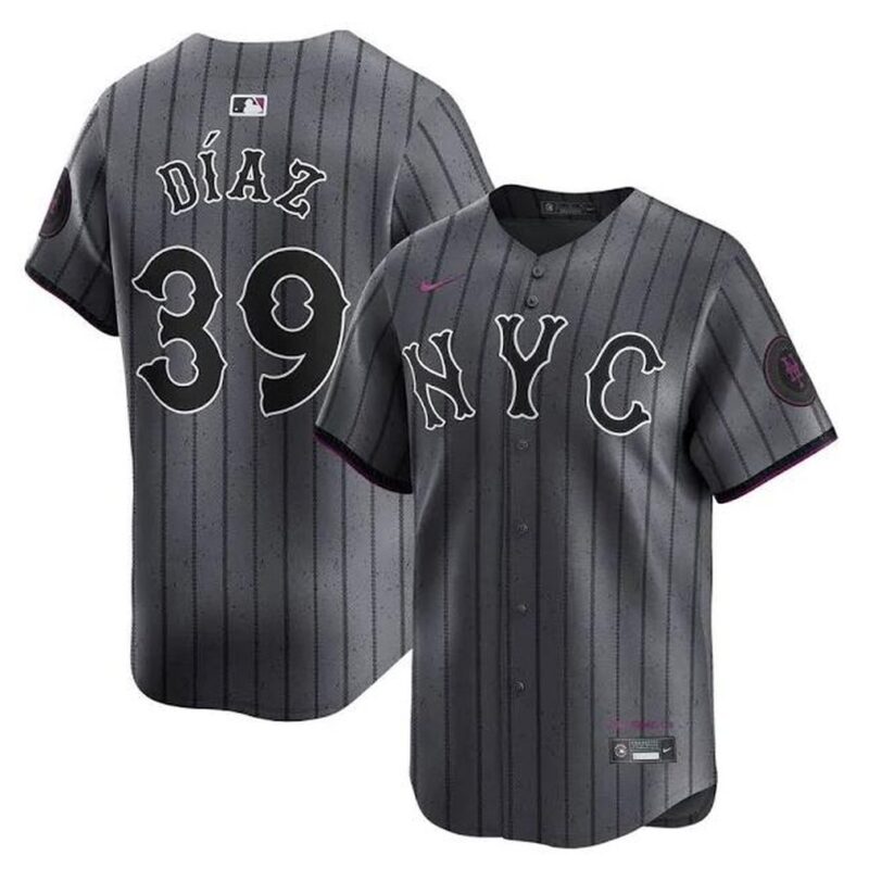 686320d3af9f0_1 Men's New York Mets #39 Edwin Diaz Gray 2024 City Connect Limited Stitched Baseball Jersey