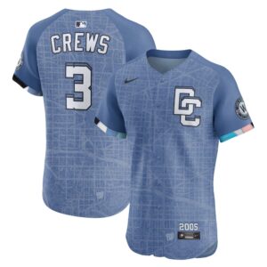 686321253720d_1 Men's Washington Nationals #3 Dylan Crews Nike Blue 2025 City Connect Elite Jersey