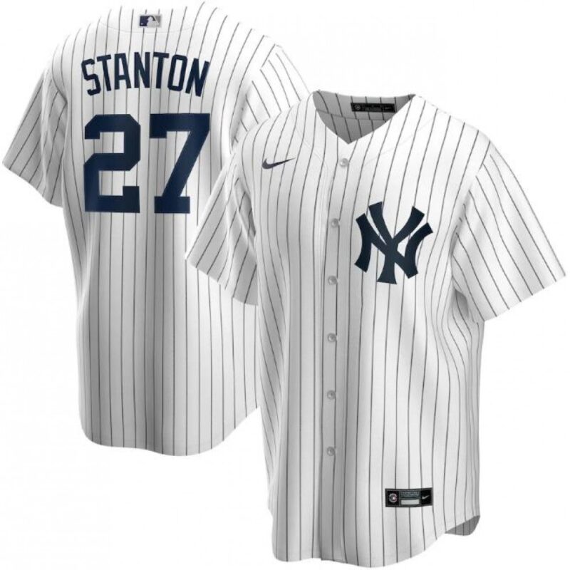 68632153a4215_1 Men's New York Yankees #27 Giancarlo Stanton White Cool Base Stitched Jersey