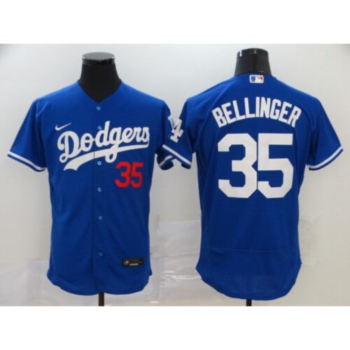 68632173d09ca_1 Men's Los Angeles Dodgers #35 Cody Bellinger Blue Flex Base Stitched MLB Jersey