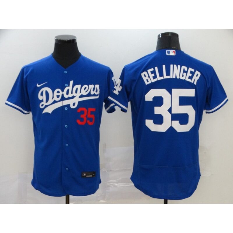 68632173d09ca_1 Men's Los Angeles Dodgers #35 Cody Bellinger Blue Flex Base Stitched MLB Jersey