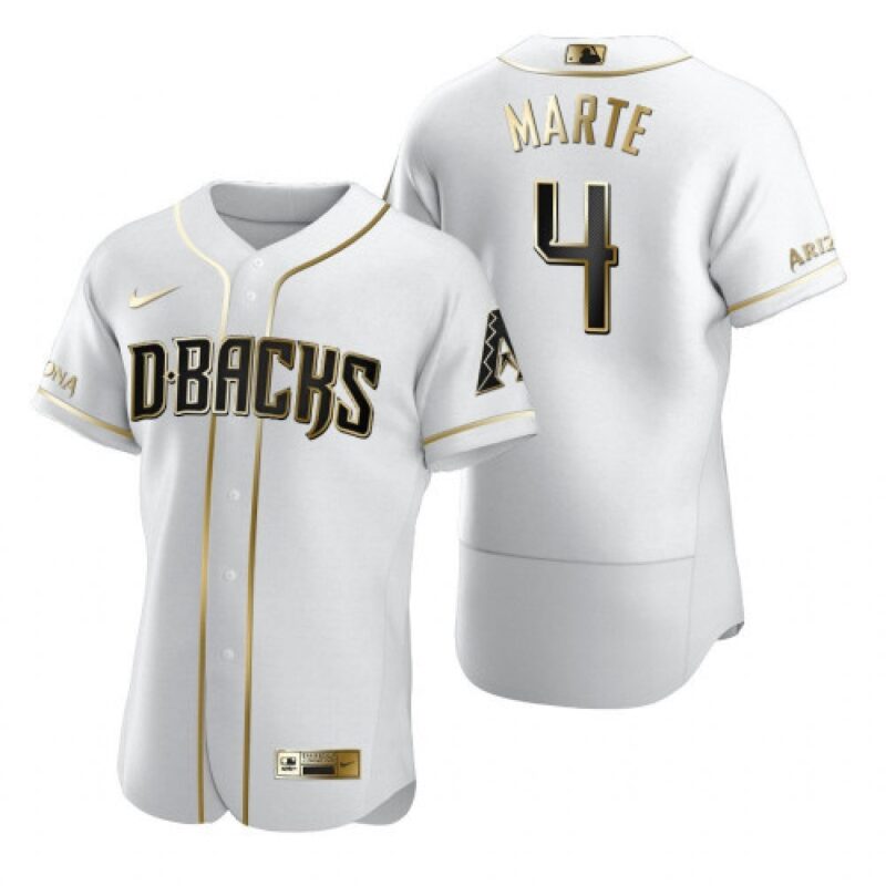 686321c8a8e30_1 Men's Arizona Diamondbacks #4 Ketel Marte 2020 White Golden Flex Base Stitched MLB Jersey