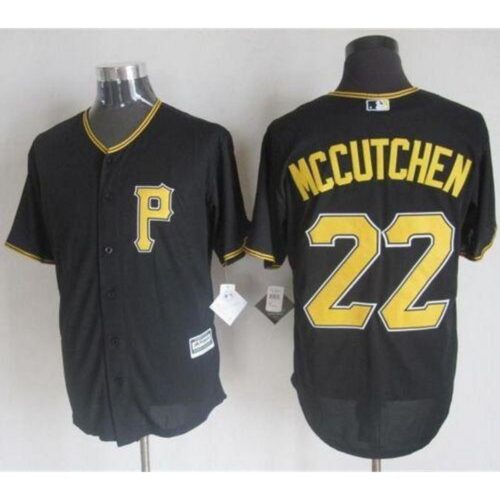 6863229cc14fe_1 Pirates #22 Andrew McCutchen Black New Cool Base Stitched MLB Jersey