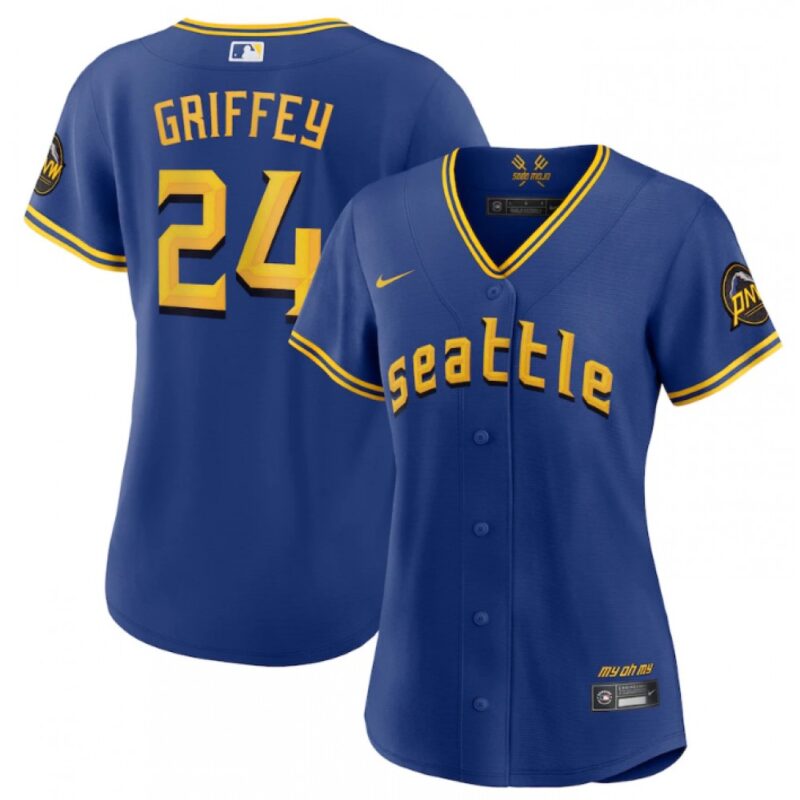 68632378be342_1 Women's Seattle Mariners #24 Ken Griffey Jr. Royal 2023 City Connect Stitched Baseball Jersey(Run Small)