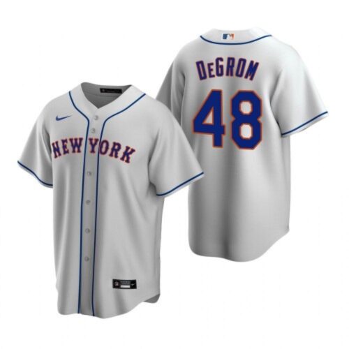 6863239c6455b_1 Men's New York Mets #48 Jacob deGrom New Grey Cool Base Stitched Jersey