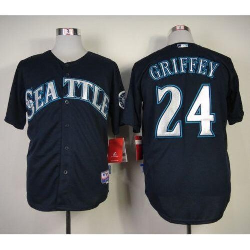 686323a7d14e7_1 Mariners #24 Ken Griffey Stitched Navy Blue MLB Jersey