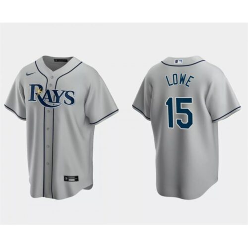 68632461ea770_1 Men's Tampa Bay Rays #15 Josh Lowe Gray Cool Base Stitched Baseball Jersey