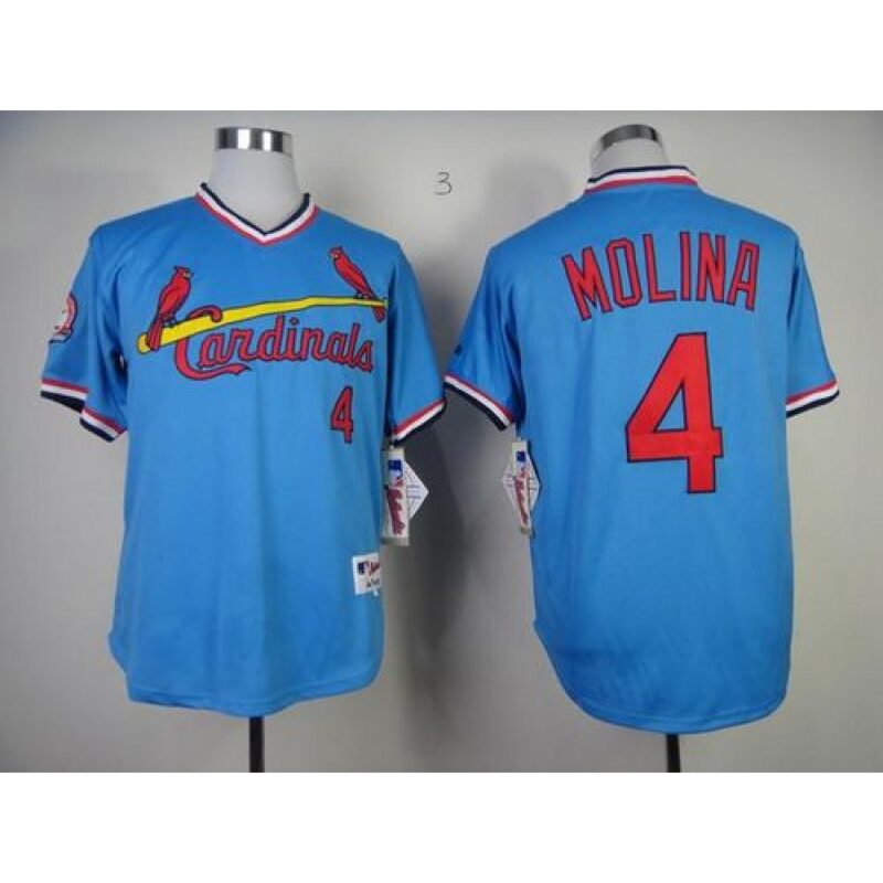 68632477c4548_1 Cardinals #4 Yadier Molina Blue 1982 Turn Back The Clock Stitched MLB Jersey