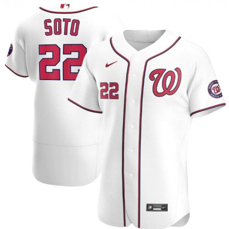 6863247d81ca1_1 Men's Washington Nationals #22 Juan Soto White Flex Base Stitched Jersey