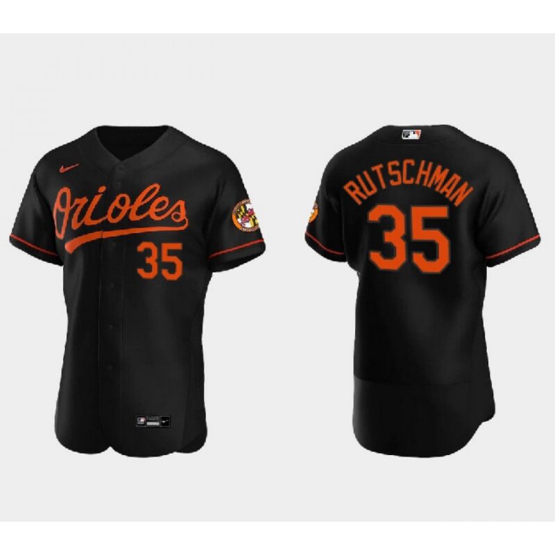 686325047abad_1 Men's Baltimore Orioles #35 Adley Rutschman Black Flex Base Stitched Baseball Jersey