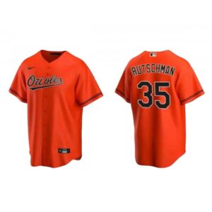 6863250827e0b_1 Youth Baltimore Orioles #35 Adley Rutschman Orange Cool Base Stitched Baseball Jersey