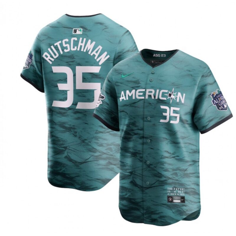 6863250cc6d9e_1 Youth Baltimore Orioles #35 Adley Rutschman Teal 2023 All-star Stitched Baseball Jersey