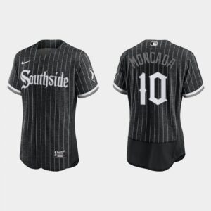 686325b9d2efa_1 Men's Chicago White Sox #10 Yoan Moncada 2021 City Connect Flex Base Stitched Jersey