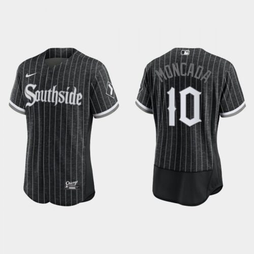686325b9d2efa_1 Men's Chicago White Sox #10 Yoan Moncada 2021 City Connect Flex Base Stitched Jersey