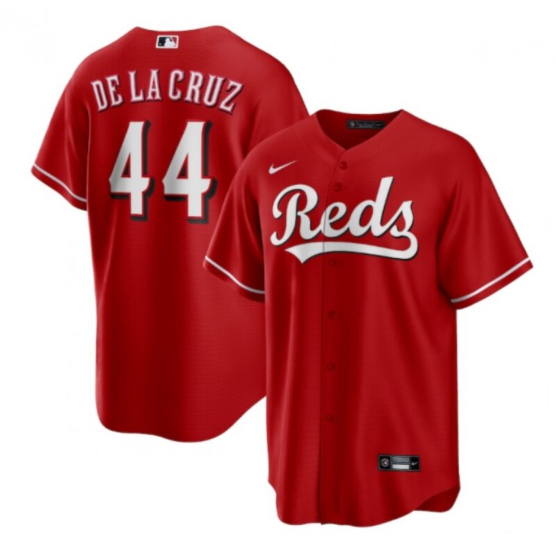 686325f59ee4d_1 Youth Cincinnati Reds #44 Elly De La Cruz Red Stitched Baseball Jersey