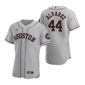 686326119cd21_1 Men's Houston Astros #44 Yordan Alvarez Gray Flex Base Stitched Jersey