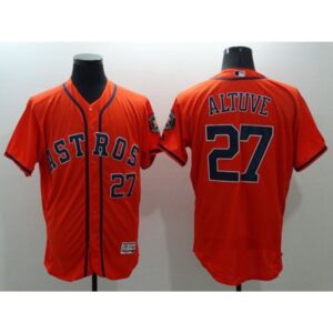 686326701ab70_1 Astros #27 Jose Altuve Orange Flexbase Authentic Collection Stitched MLB Jersey