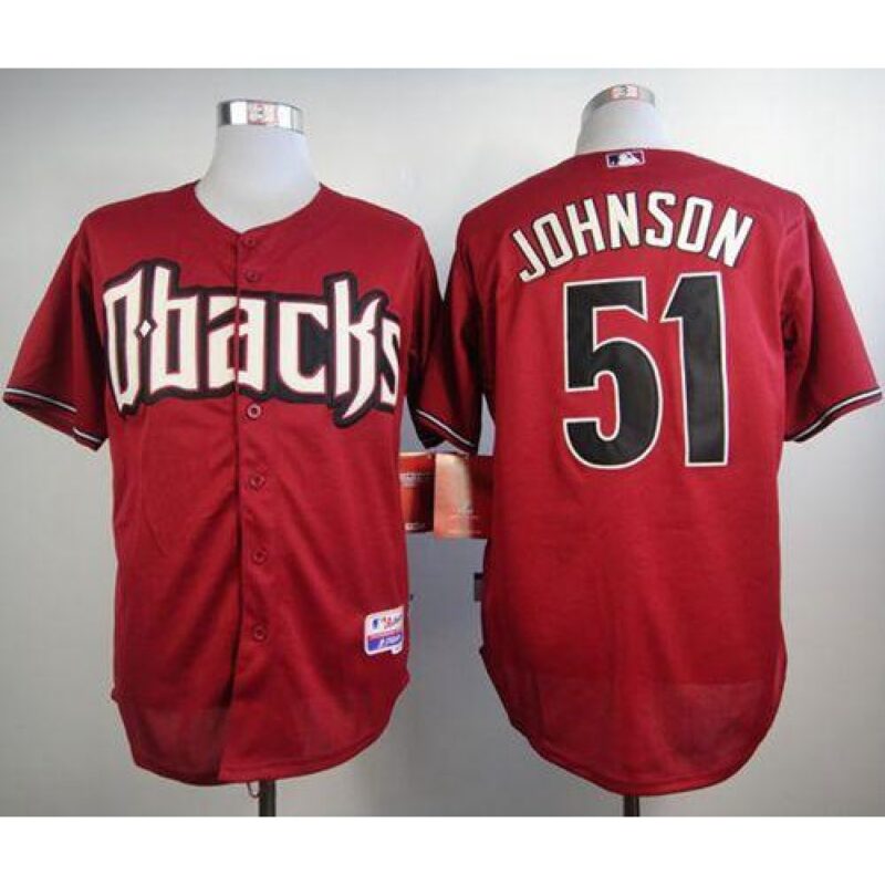 686326f5a0ba4_1 Diamondbacks #51 Randy Johnson Black Cool Base Stitched MLB Jersey