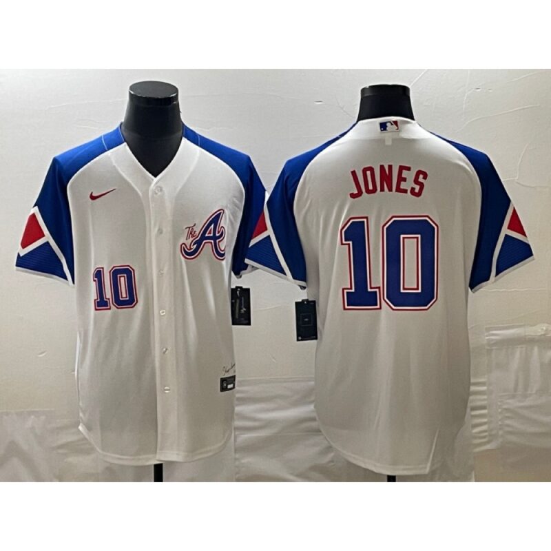68632731a4c46_1 Men's Atlanta Braves #10 Chipper Jones White 2023 City Connect Cool Base With Patch Stitched Baseball Jersey