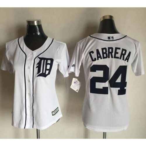 686327f949248_1 Tigers #24 Miguel Cabrera White Women's Fashion Stitched MLB Jersey