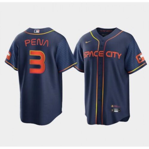 6863284d95e21_1 Youth Houston Astros #3 Jeremy Pena 2022 Navy City Connect Stitched Jersey