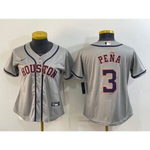 68632850463f4_1 Youth Houston Astros #3 Jeremy Pena Gray Cool Base Stitched Jersey