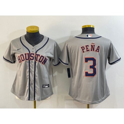 68632850463f4_1 Youth Houston Astros #3 Jeremy Pena Gray Cool Base Stitched Jersey