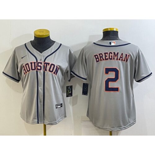 6863286def1fe_1 Youth Houston Astros #2 Alex Bregman Gray Cool Base Stitched Jersey