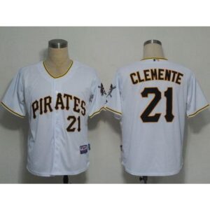 6863295bd687f_1 Pirates #21 Roberto Clemente White Cool Base Stitched MLB Jersey