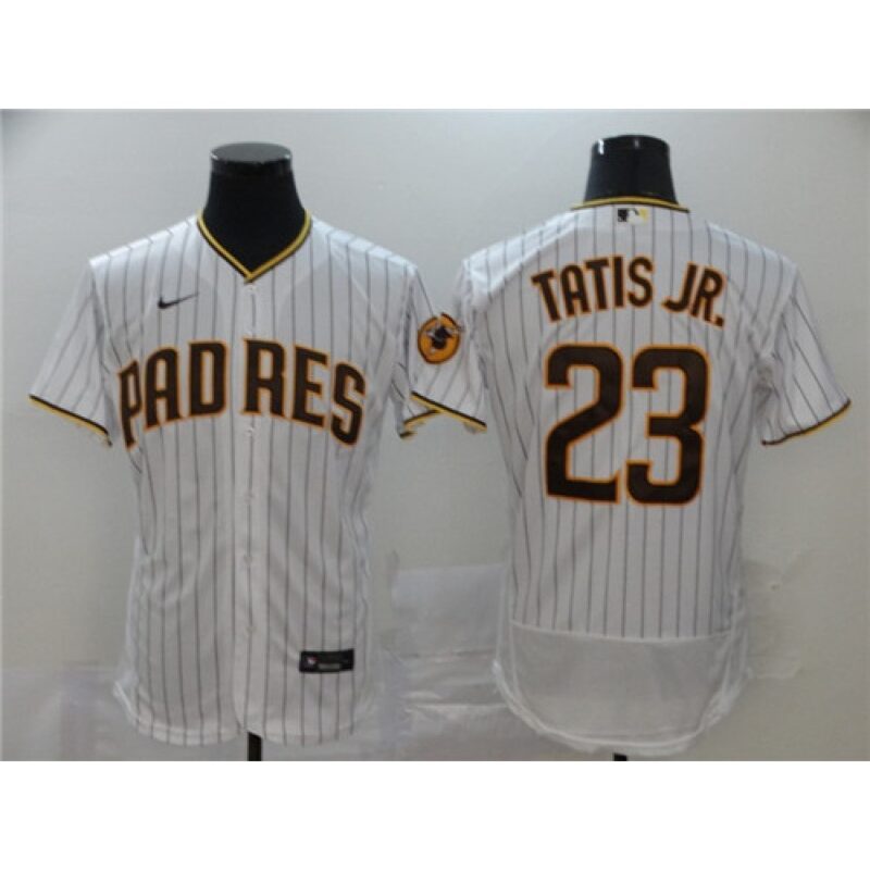 6863296171392_1 Toddlers San Diego Padres #23 Fernando Tatis Jr. White Stitched Jersey