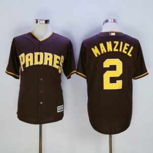 6863297e59096_1 Padres #2 Johnny Manziel Coffee New Cool Base Stitched MLB Jersey