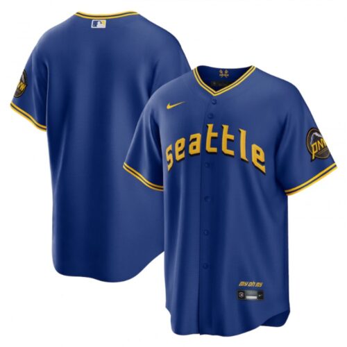 686329e6c9620_1 Youth Seattle Mariners ACTIVE Player Custom Royal 2023 City Connect Stitched Baseball Jersey