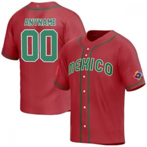 686329e9402f2_1 Men's Mexico Baseball ACTIVE PLAYER Custom 2023 Red World Baseball Classic Stitched Jersey