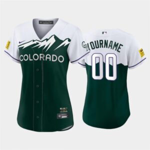 68632a3284fa6_1 Women's Colorado Rockies ACTIVE Player Custom 2022 Green City Connect Stitched Baseball Jersey(Run Small)