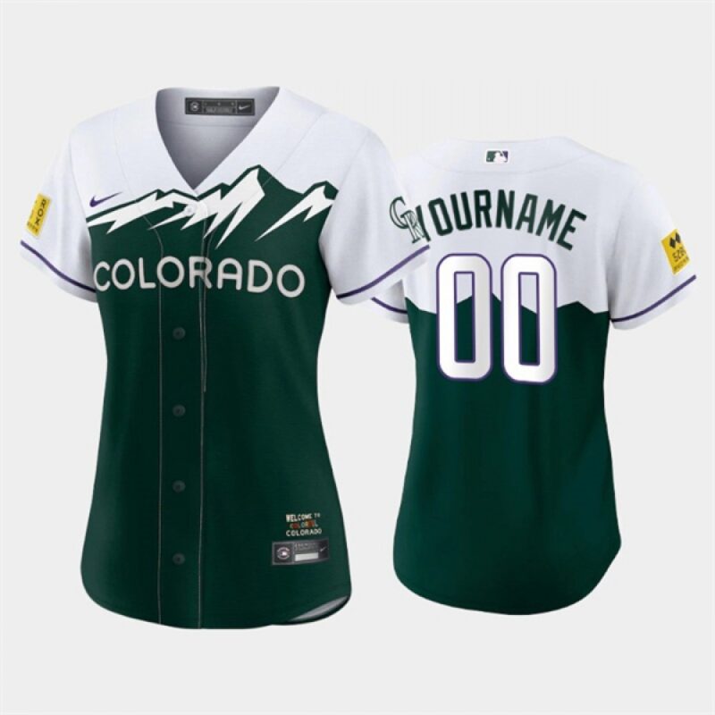 68632a3284fa6_1 Women's Colorado Rockies ACTIVE Player Custom 2022 Green City Connect Stitched Baseball Jersey(Run Small)