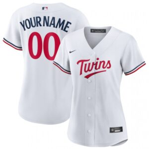 68632a34e52f7_1 Women's Minnesota Twins ACTIVE Player Custom White Stitched Jersey(Run Small)