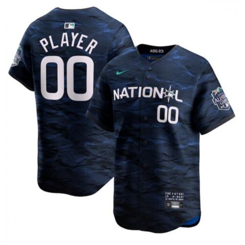68632a3c6b4cd_1 Youth ACTIVE PLAYER Custom Royal 2023 All-star Cool Base Stitched Baseball Jersey
