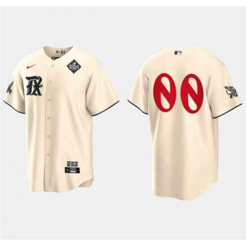 68632a76d994a_1 Men's Texas Rangers ACTIVE Player Custom Cream 2023 World Series City Connect Stitched Baseball Jersey