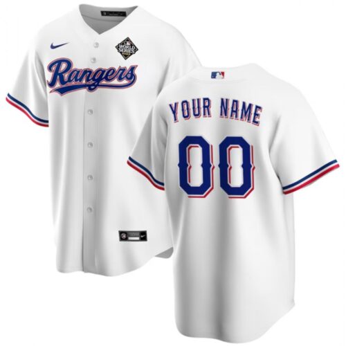 68632a8acc273_1 Men's Texas Rangers ACTIVE Player Custom White 2023 World Series Stitched Baseball Jersey